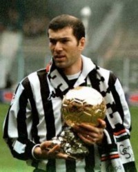 zizou et son ballon d'or